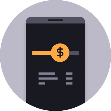 Interest and fees viewed on a mobile app - Pismo.io